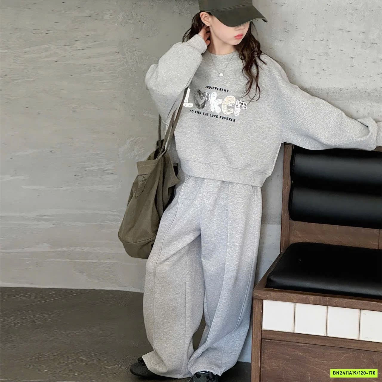 BỘ NỈ XÁM BÉ GÁI SZ ĐẠI