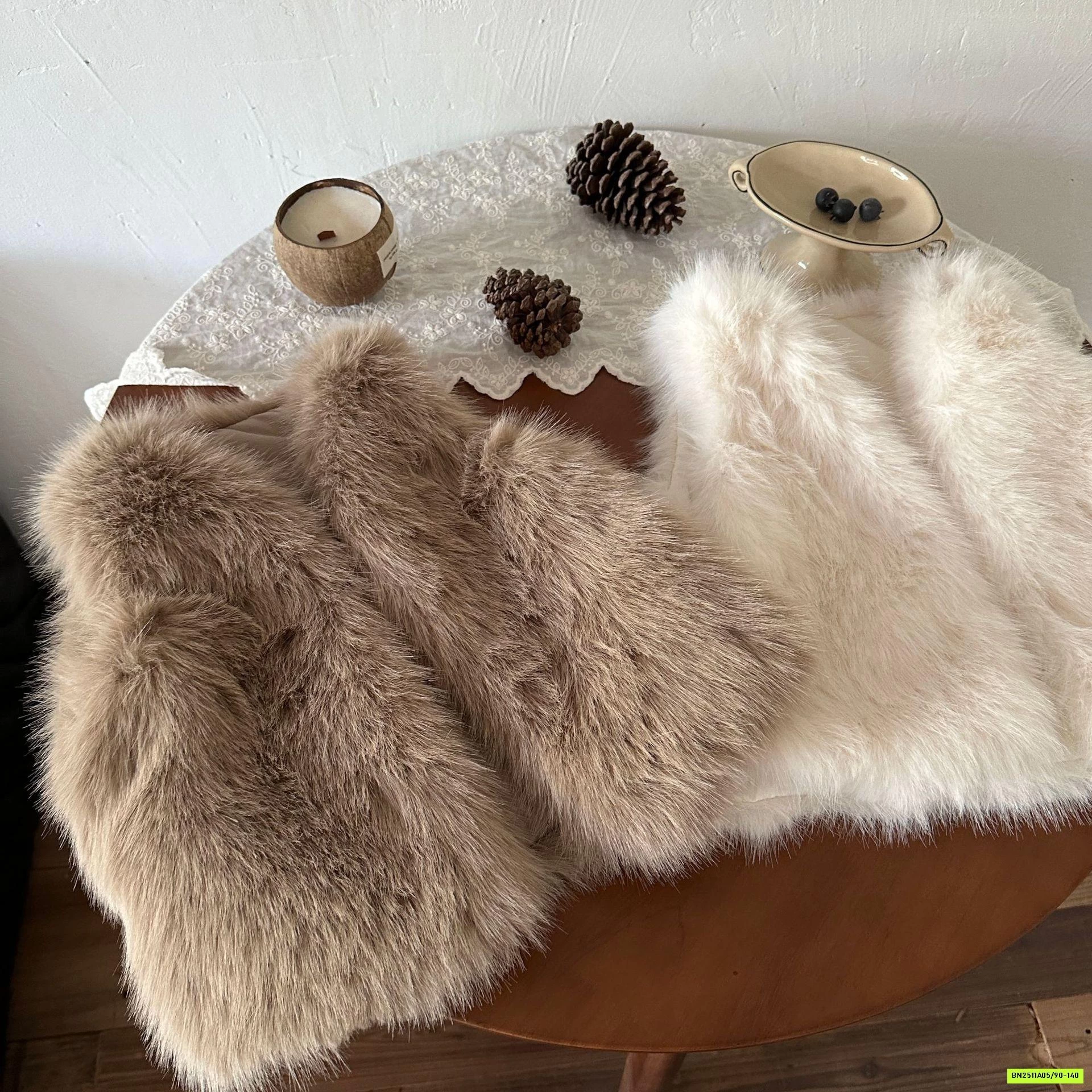 ĐẦM LEN LADY MIX KHOÁC LÔNG