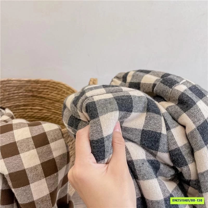 BAGGY NỈ CARO TRẦN BÔNG ADBABY