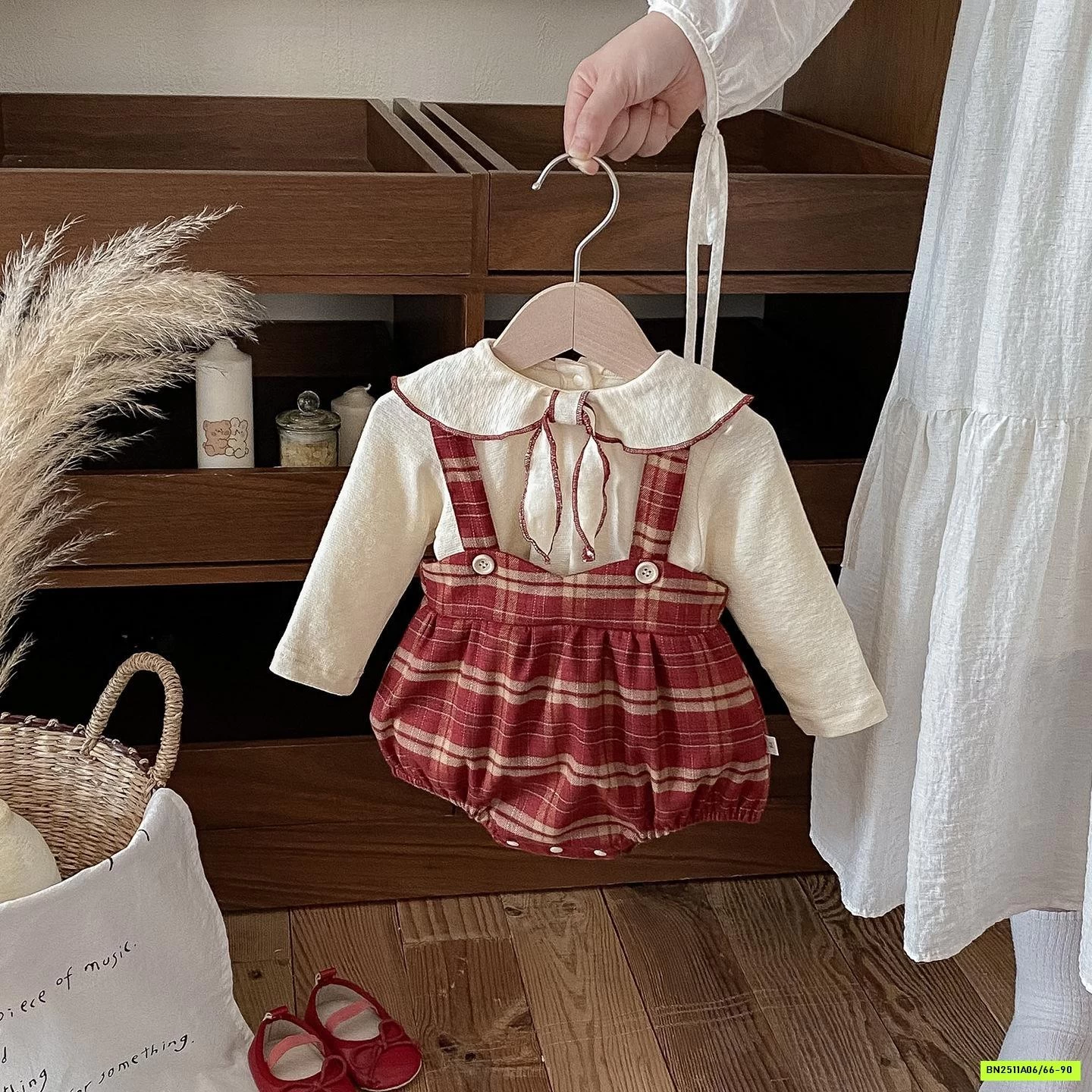 SÉT BODY YẾM CARO ĐỎ