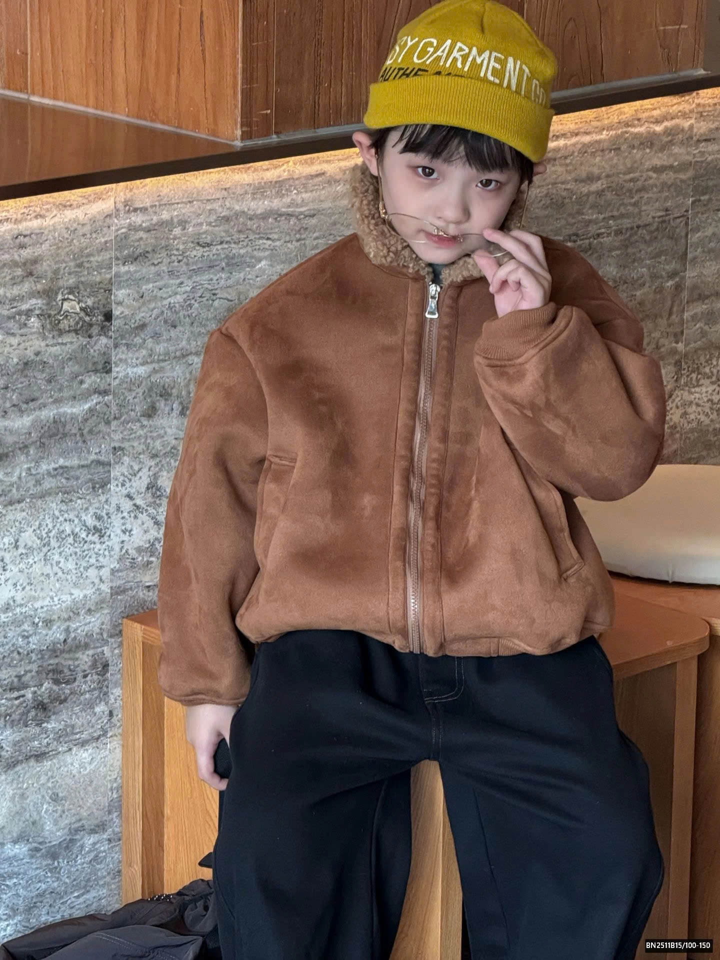 ÁO KHOÁC DA LỘN MININ LÓT LÔNG