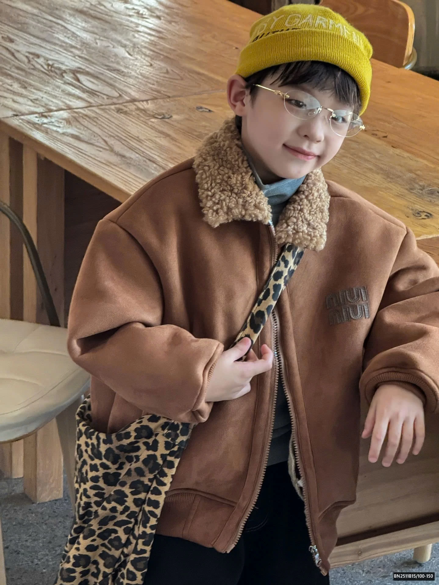 ÁO KHOÁC DA LỘN MININ LÓT LÔNG