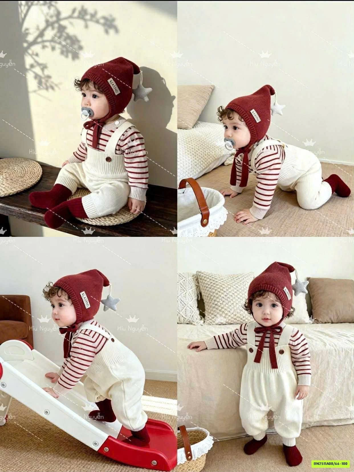 SÉT BODY LEN KẺ ĐỎ