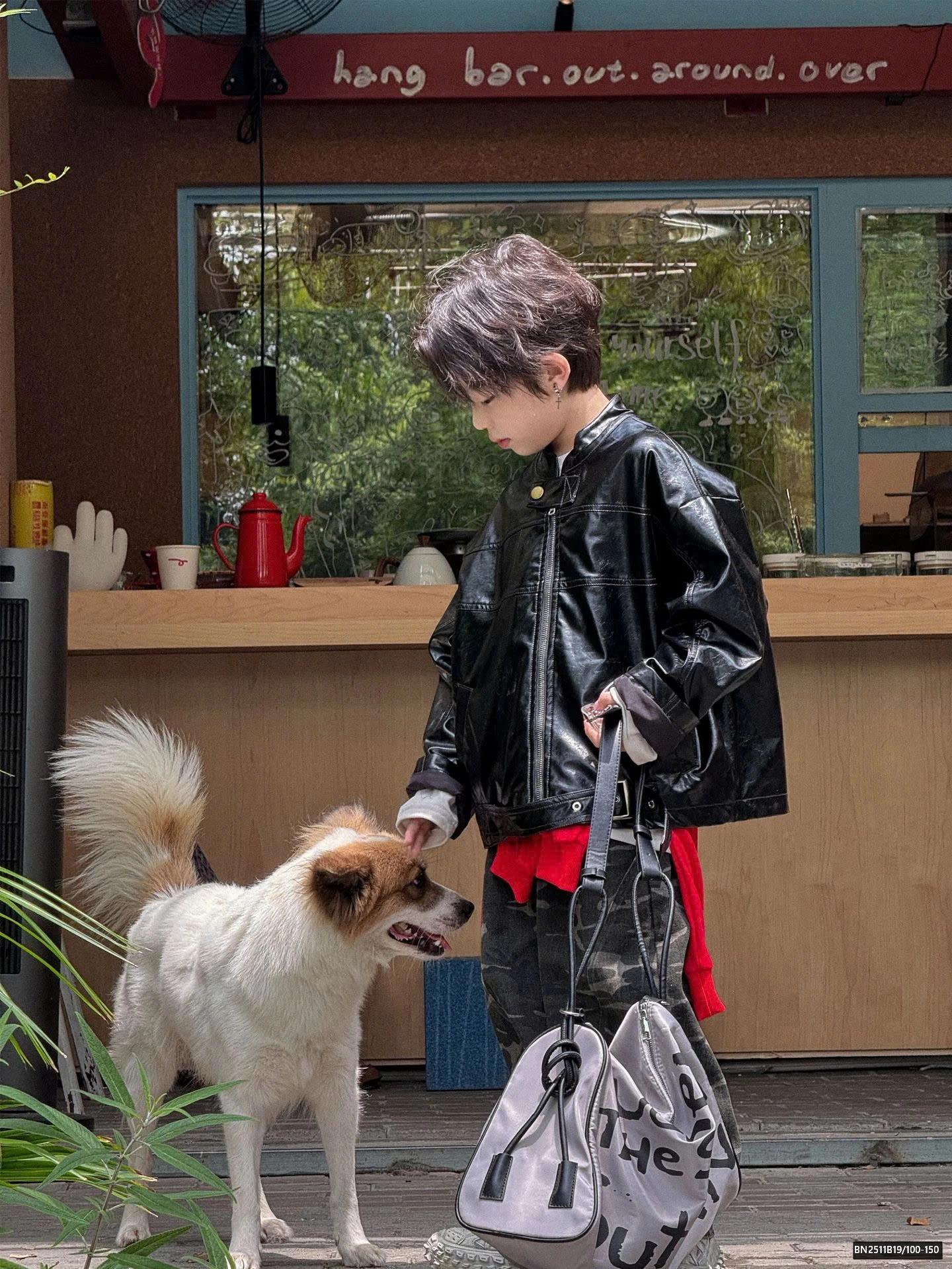 ÁO KHOÁC DA KÉO KHÓA CÁ TÍNH