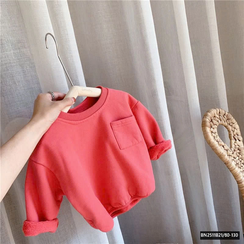 ÁO THUN TRƠN TRẦN LÔNG MÙA ĐÔNG TÚI NGỰC