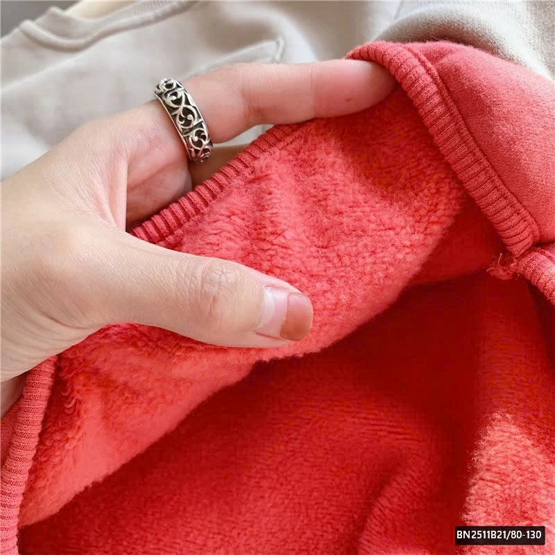 ÁO THUN TRƠN TRẦN LÔNG MÙA ĐÔNG TÚI NGỰC