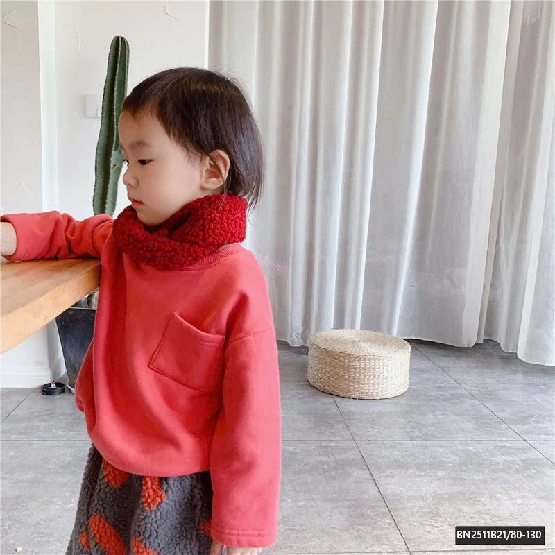 ÁO THUN TRƠN TRẦN LÔNG MÙA ĐÔNG TÚI NGỰC