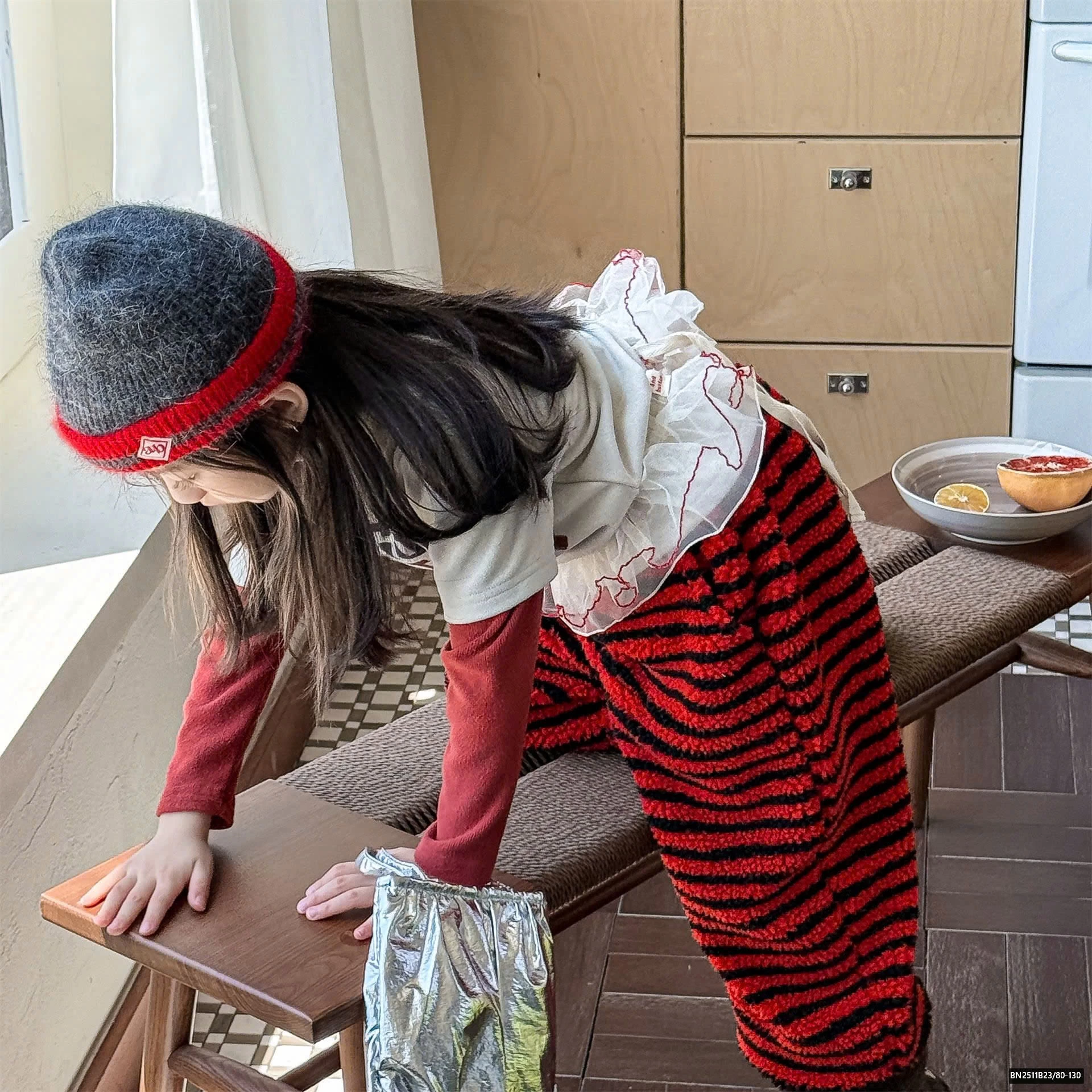 QUẦN LÔNG CỪU KẺ NGANG ADBABY