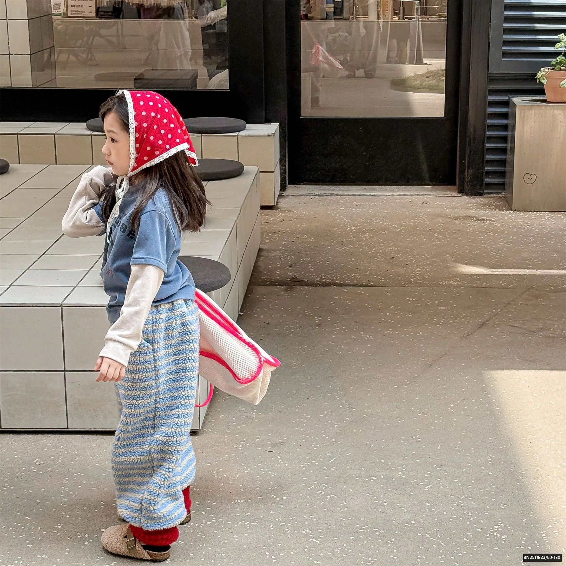 QUẦN LÔNG CỪU KẺ NGANG ADBABY