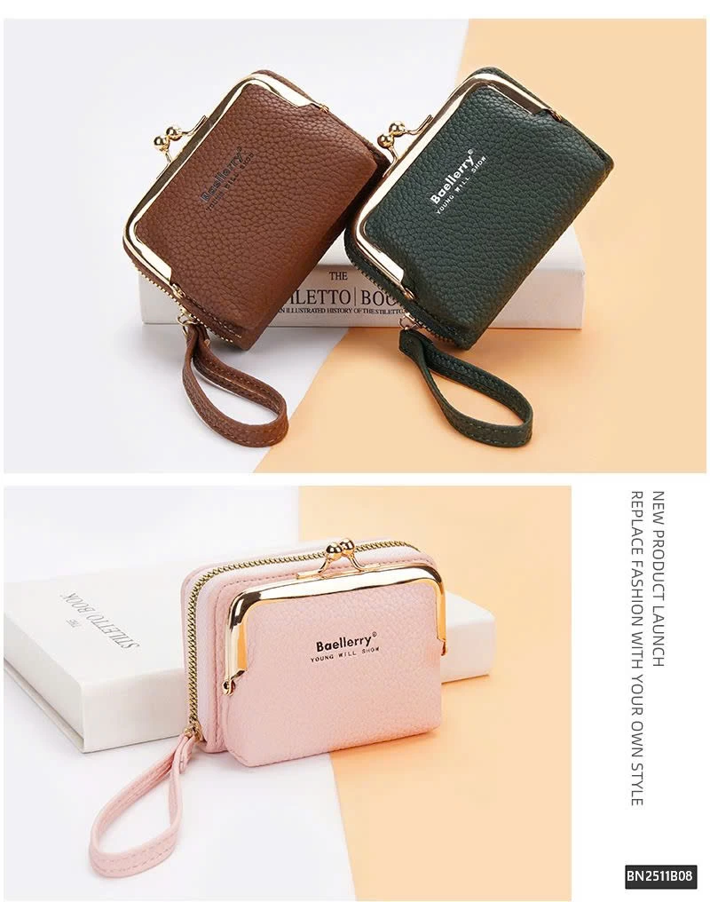 VÍ BAELLERRY NHIỀU NGĂN CẦM TAY