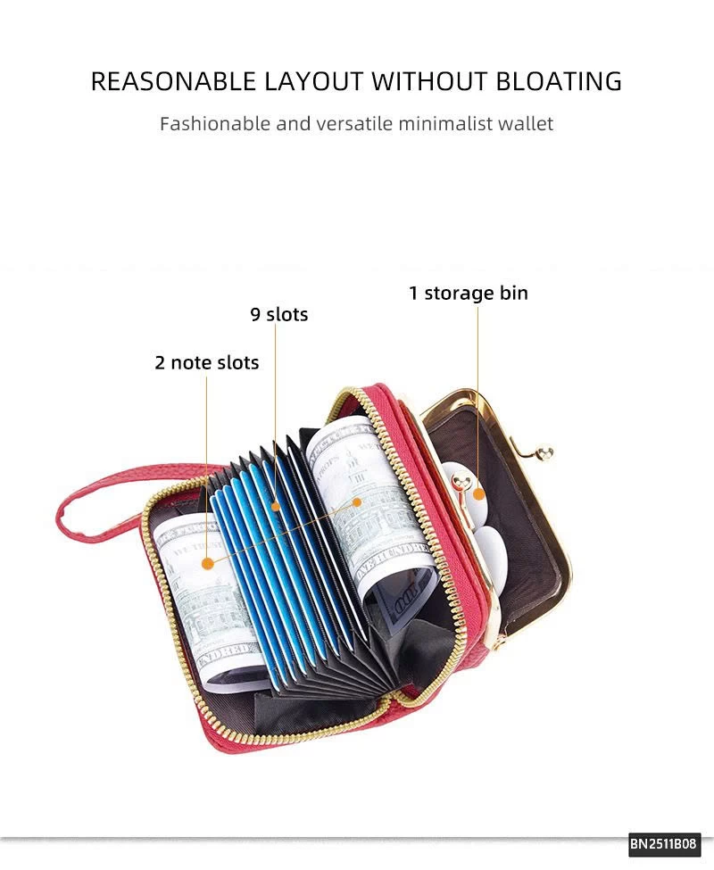 VÍ BAELLERRY NHIỀU NGĂN CẦM TAY