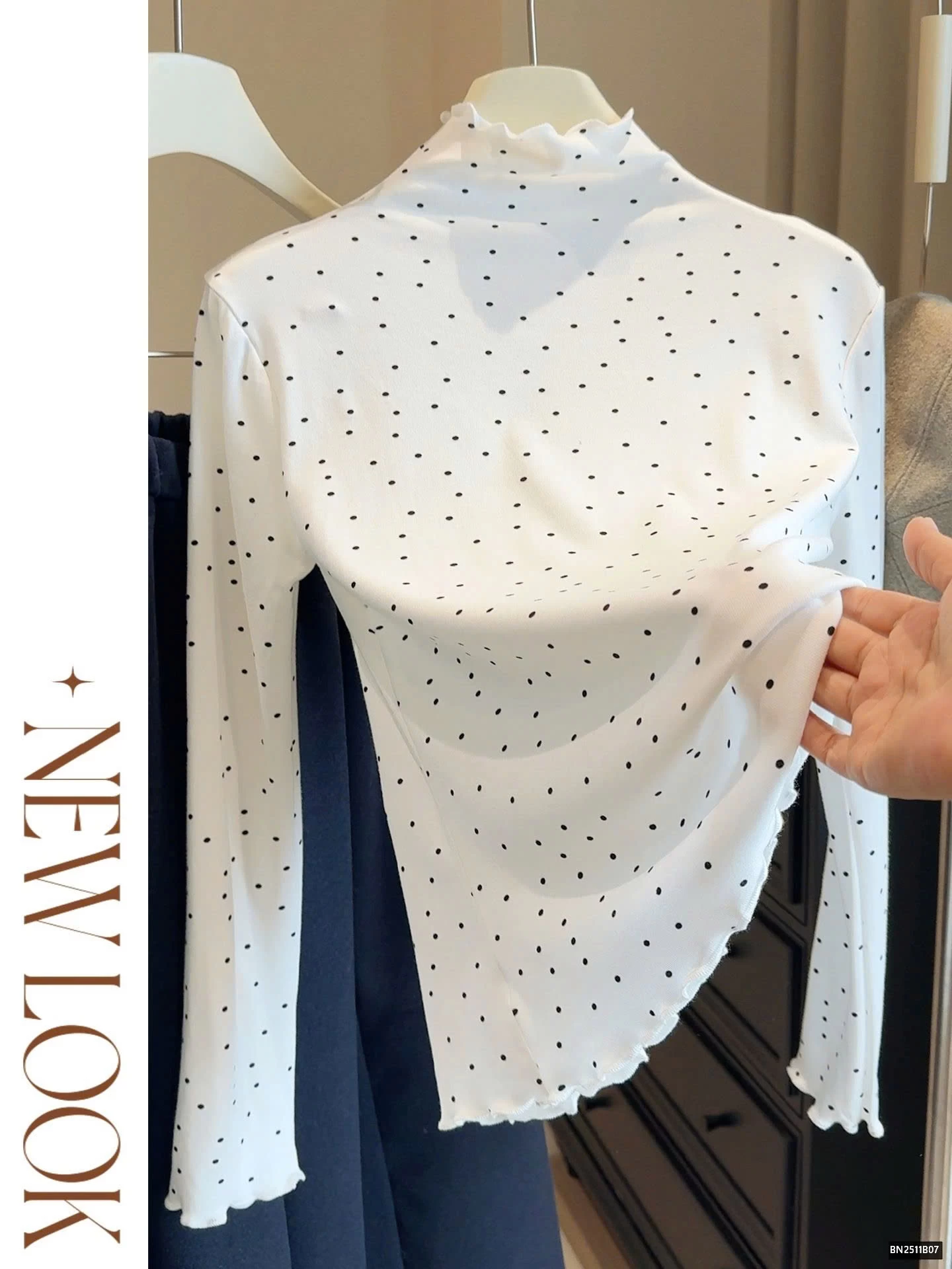 ÁO GIỮ NHIỆT CHẤM BI ANNA