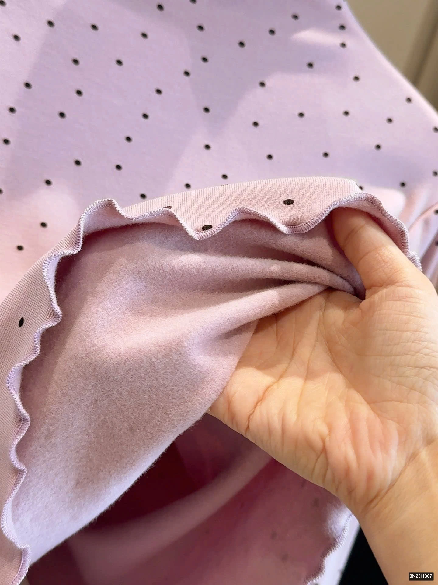 ÁO GIỮ NHIỆT CHẤM BI ANNA