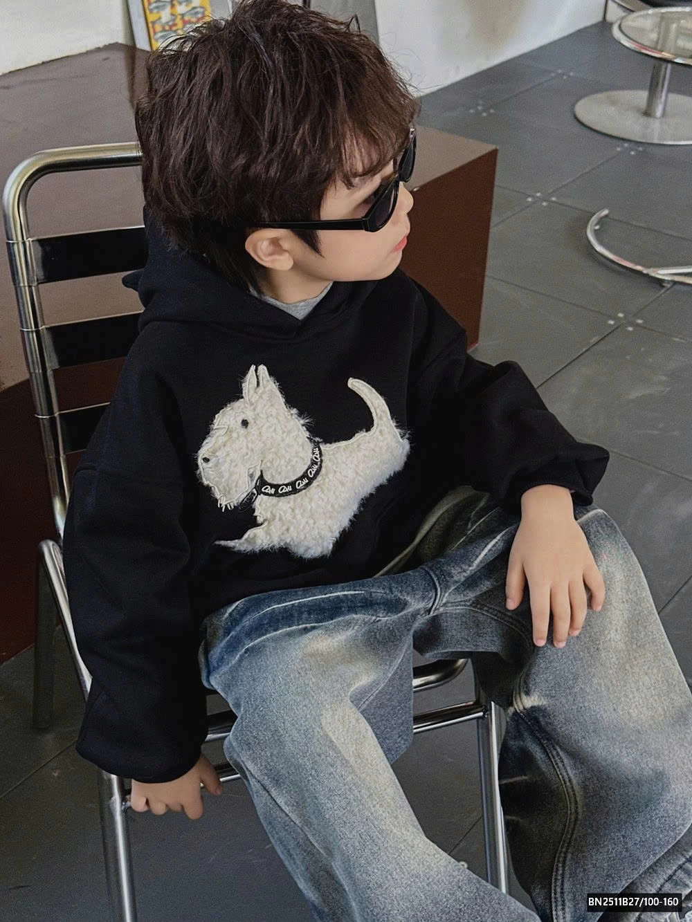 ÁO HOODIE CHÓ LÔNG MŨ TAI NHỌN