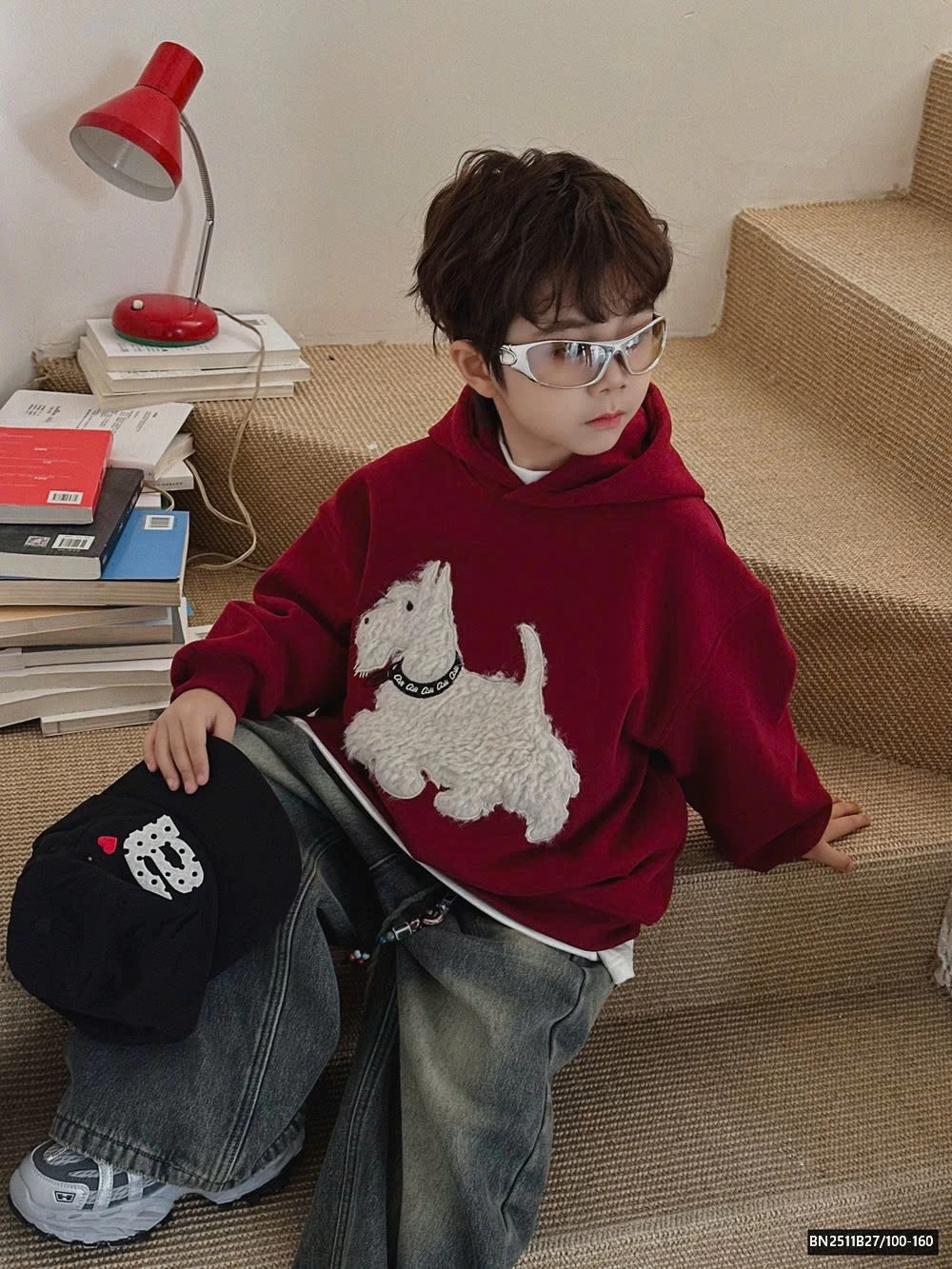 ÁO HOODIE CHÓ LÔNG MŨ TAI NHỌN