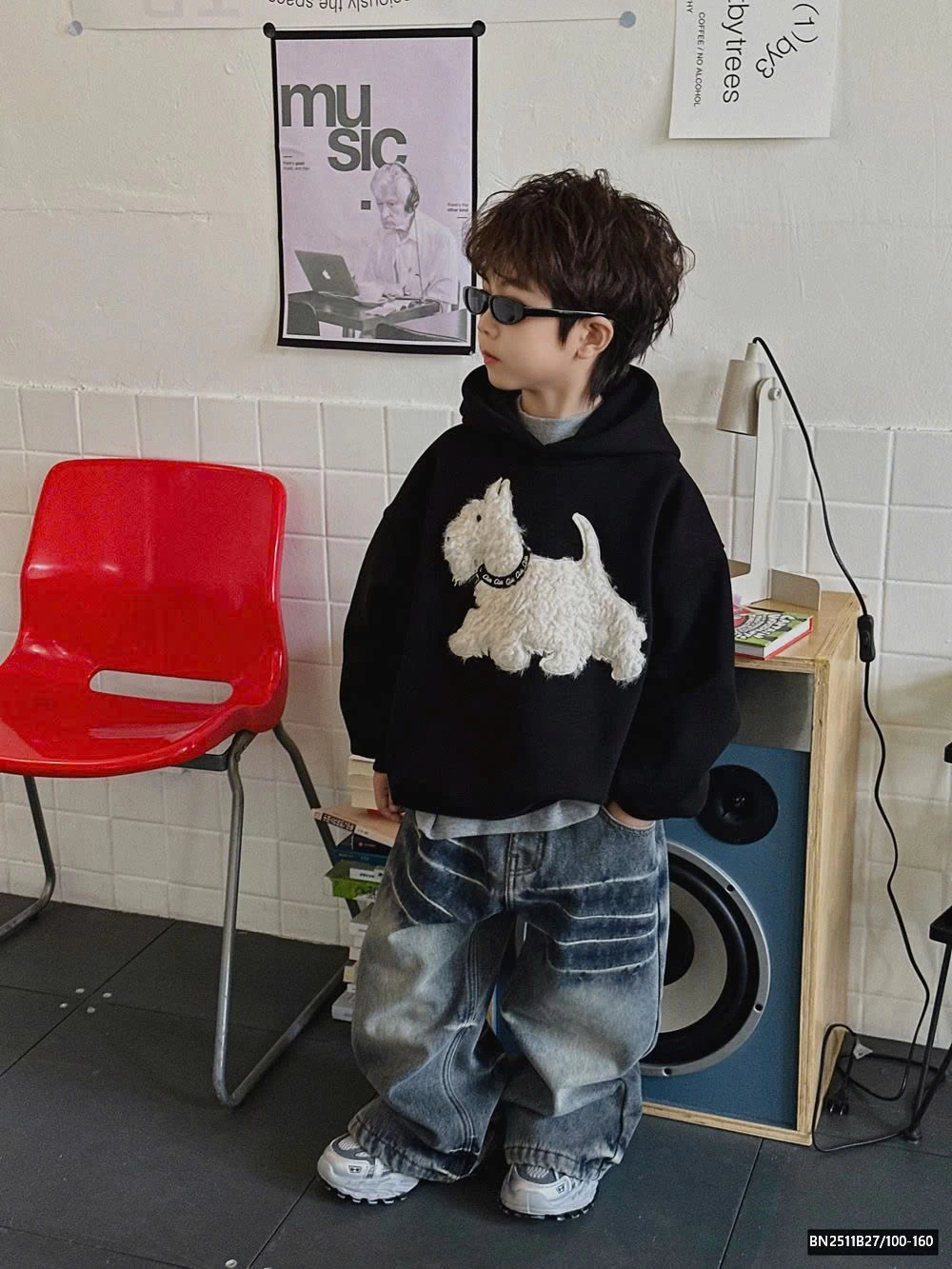 ÁO HOODIE CHÓ LÔNG MŨ TAI NHỌN