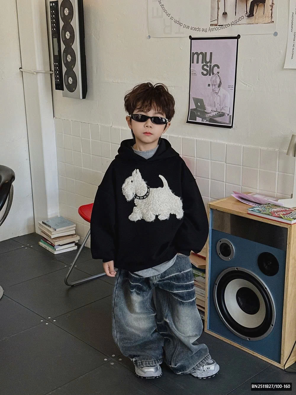 ÁO HOODIE CHÓ LÔNG MŨ TAI NHỌN