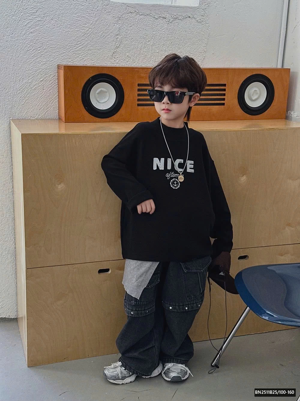 ÁO THUN CHỮ NICE DÀI TAY