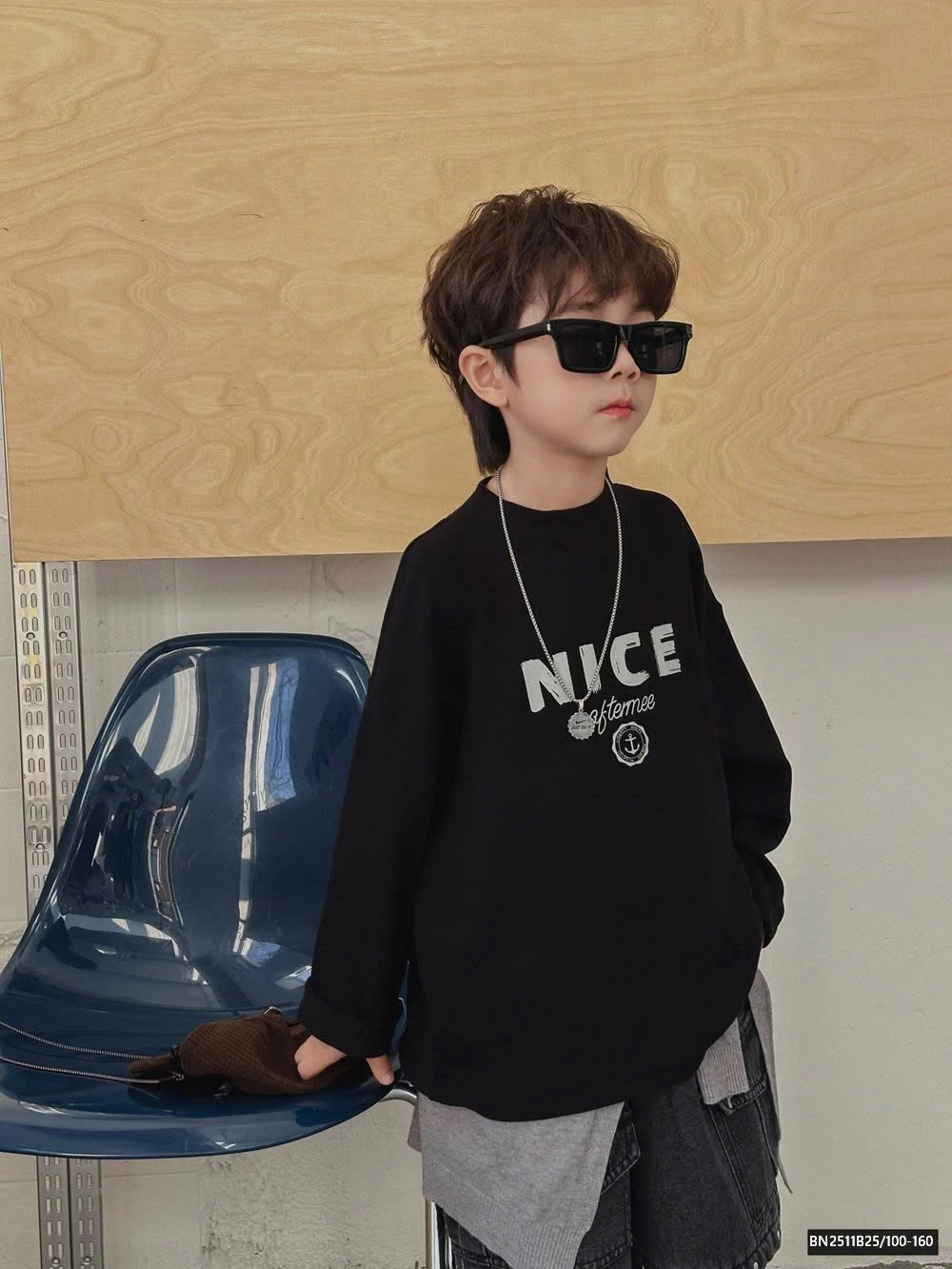 ÁO THUN CHỮ NICE DÀI TAY