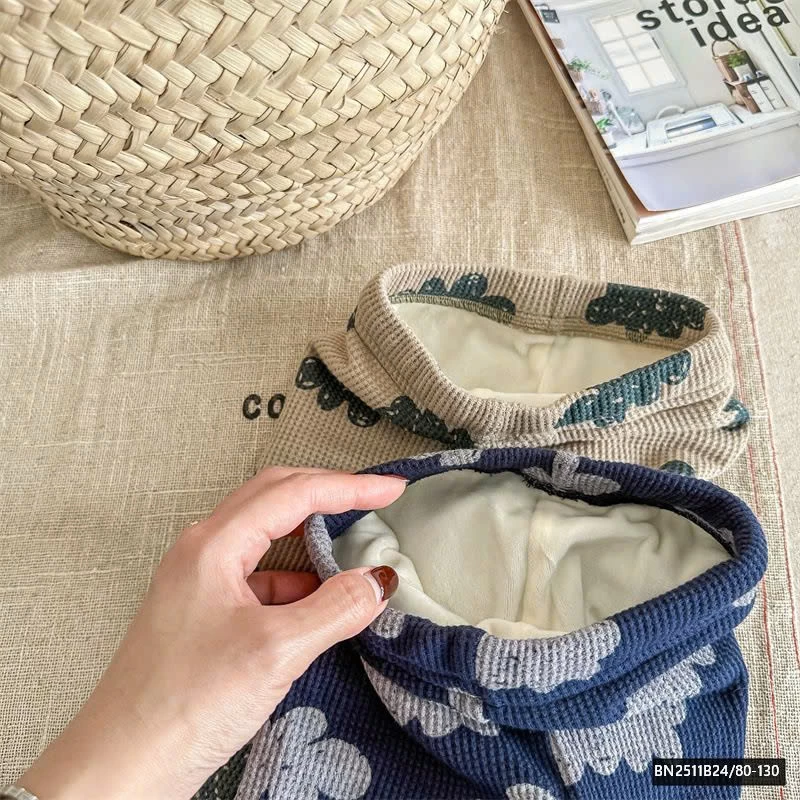 LEGGING LEN HOA LÓT NHUNG SIÊU ẤM ADBABY