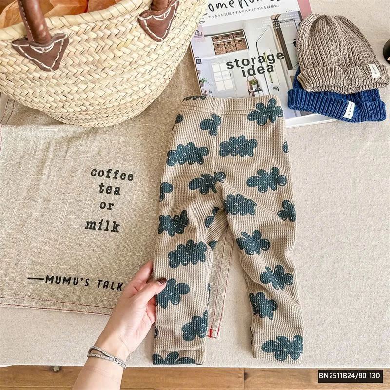 LEGGING LEN HOA LÓT NHUNG SIÊU ẤM ADBABY