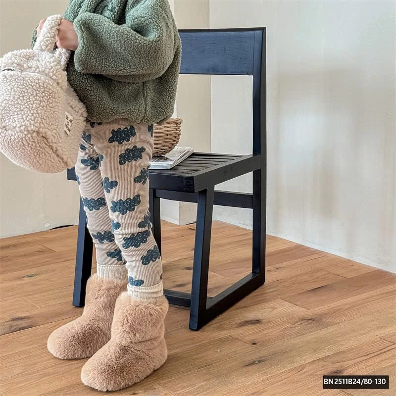 LEGGING LEN HOA LÓT NHUNG SIÊU ẤM ADBABY