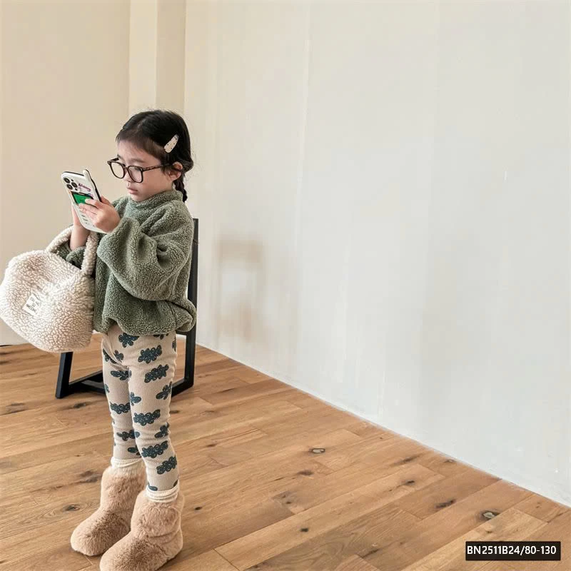 LEGGING LEN HOA LÓT NHUNG SIÊU ẤM ADBABY