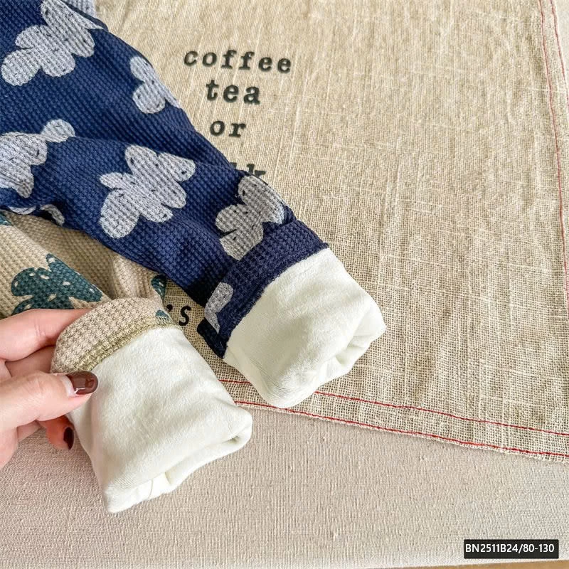 LEGGING LEN HOA LÓT NHUNG SIÊU ẤM ADBABY