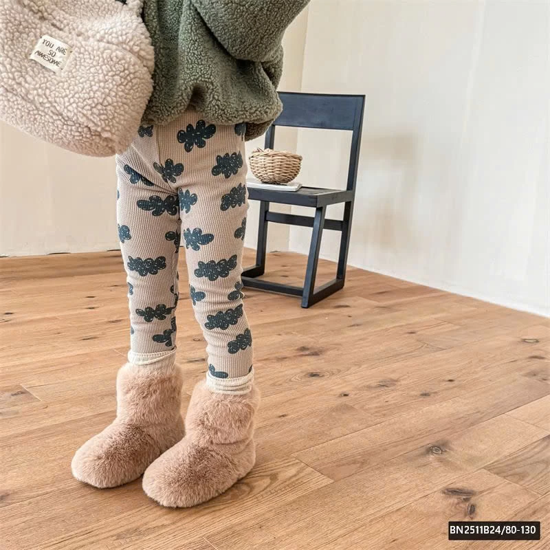 LEGGING LEN HOA LÓT NHUNG SIÊU ẤM ADBABY