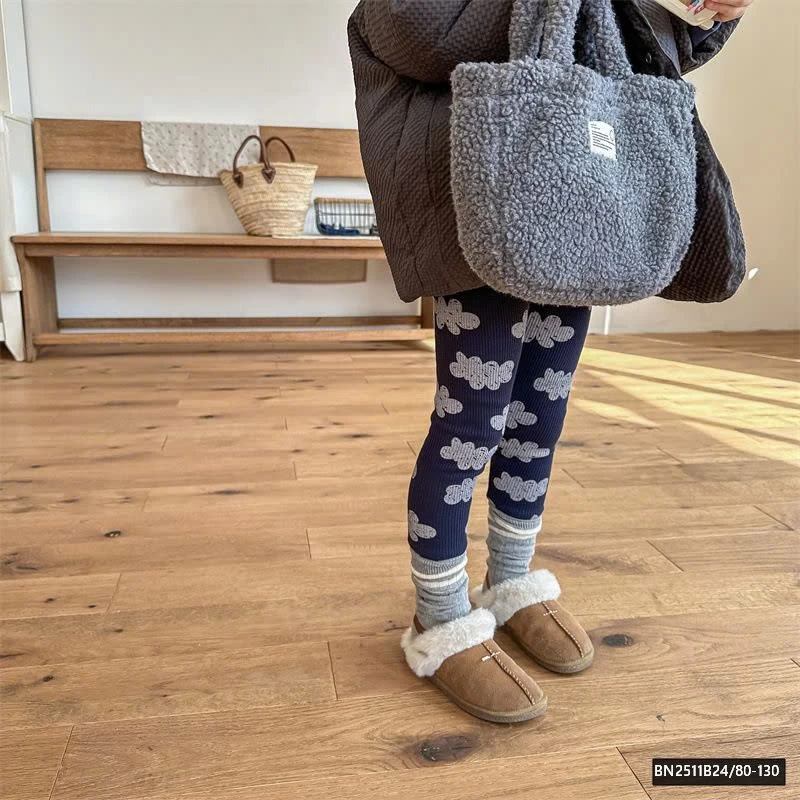 LEGGING LEN HOA LÓT NHUNG SIÊU ẤM ADBABY