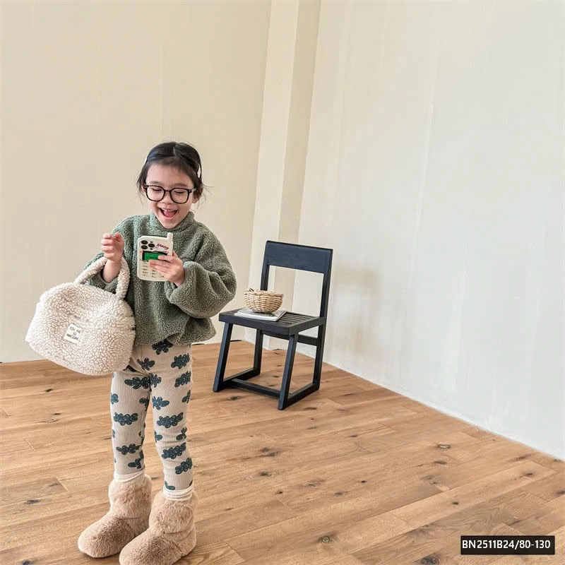 LEGGING LEN HOA LÓT NHUNG SIÊU ẤM ADBABY