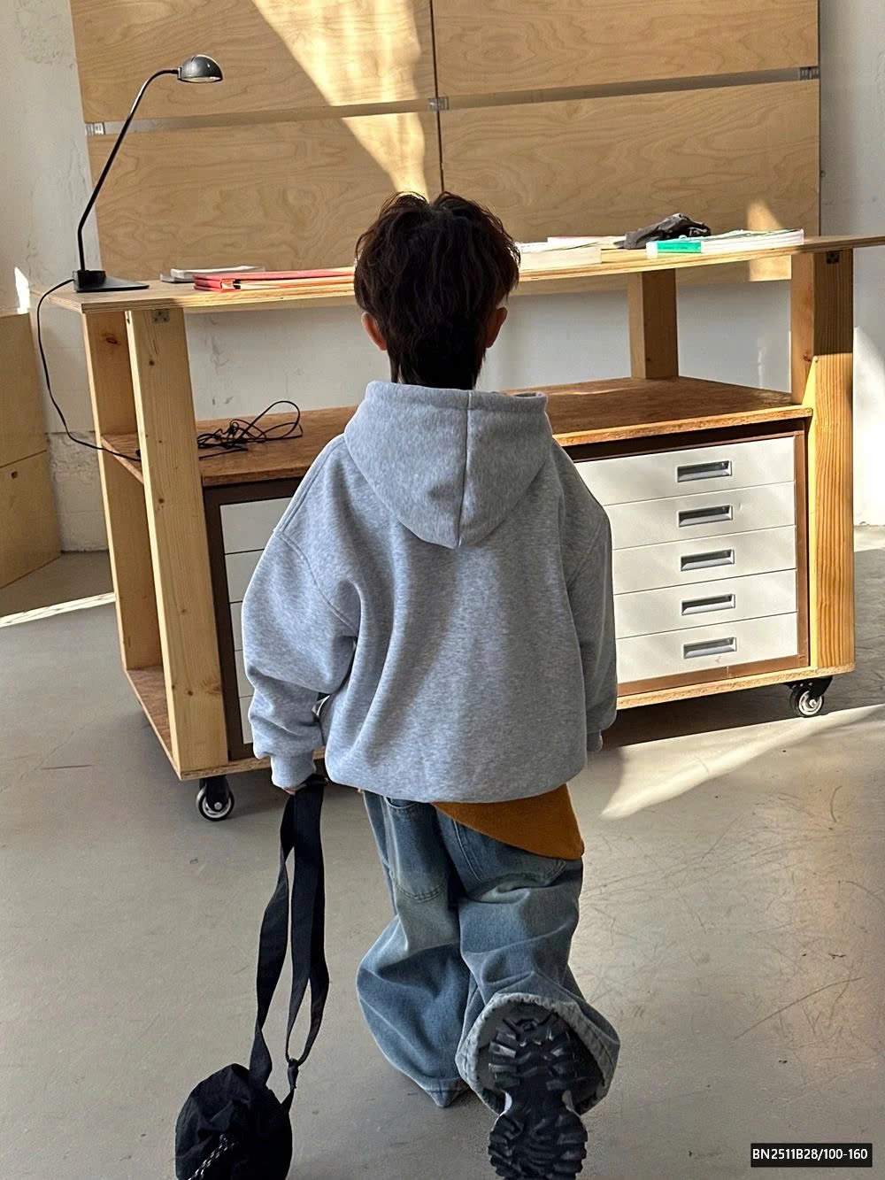 ÁO HOODIE XÁM JERRY