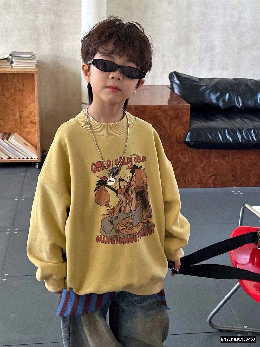 ÁO NỈ VÀNG CON VỊT