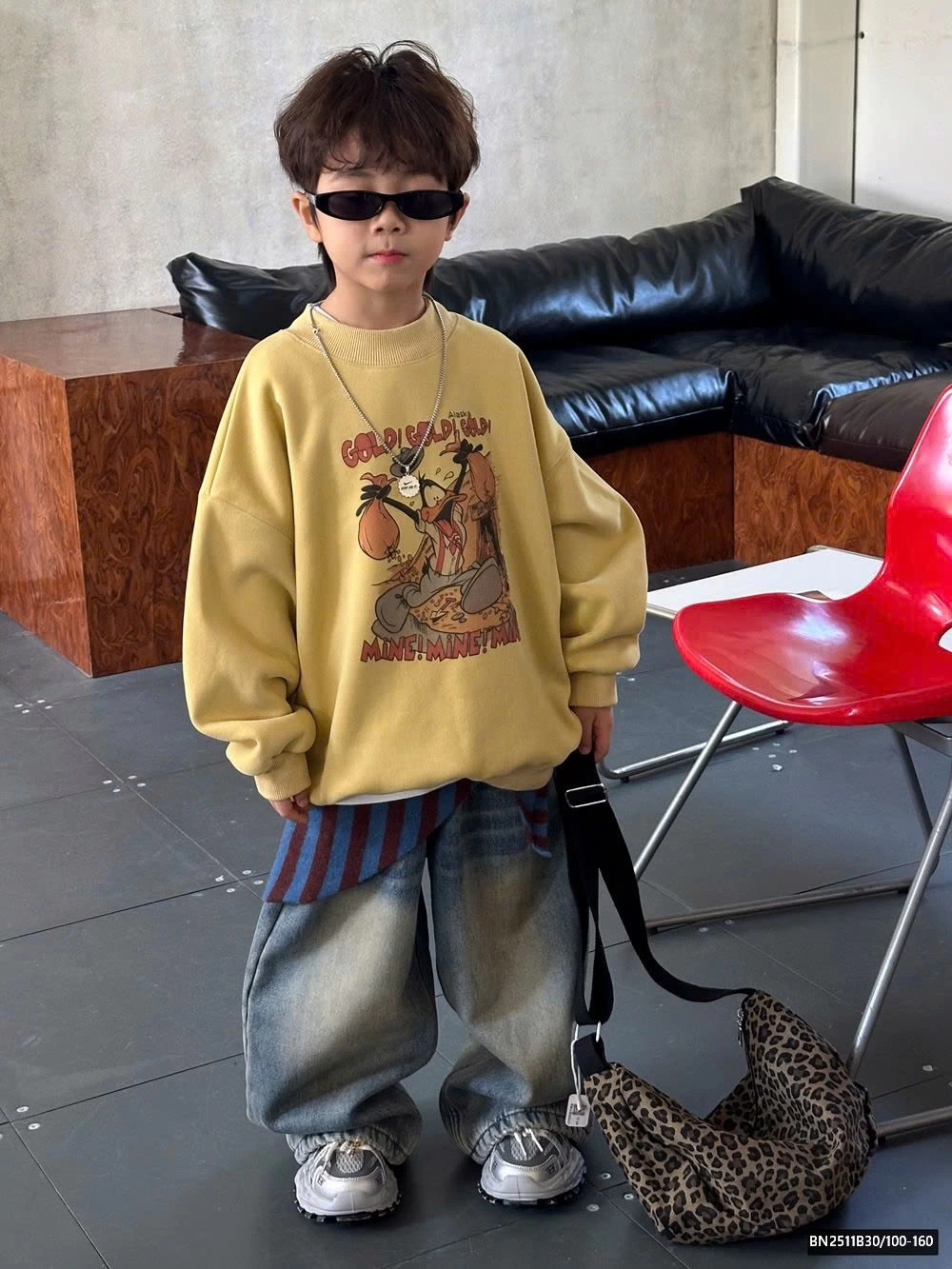 ÁO NỈ VÀNG CON VỊT