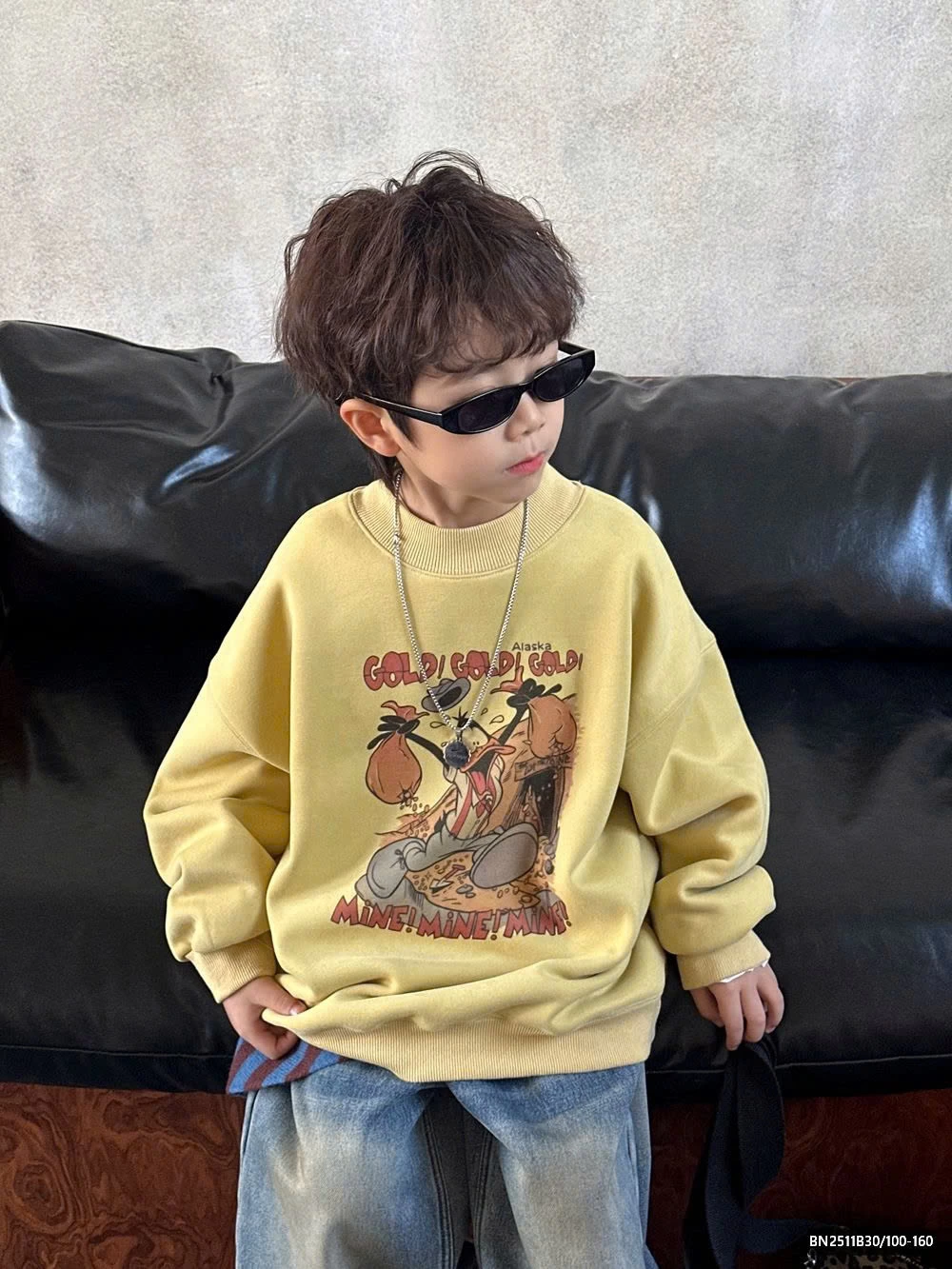 ÁO NỈ VÀNG CON VỊT