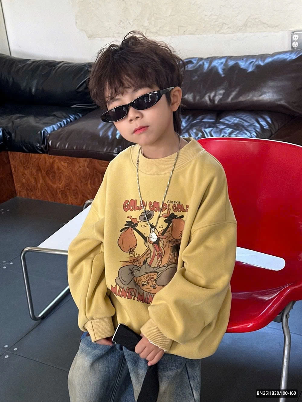 ÁO NỈ VÀNG CON VỊT