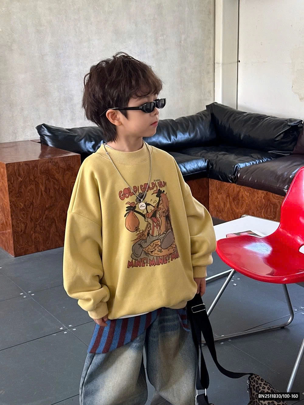 ÁO NỈ VÀNG CON VỊT