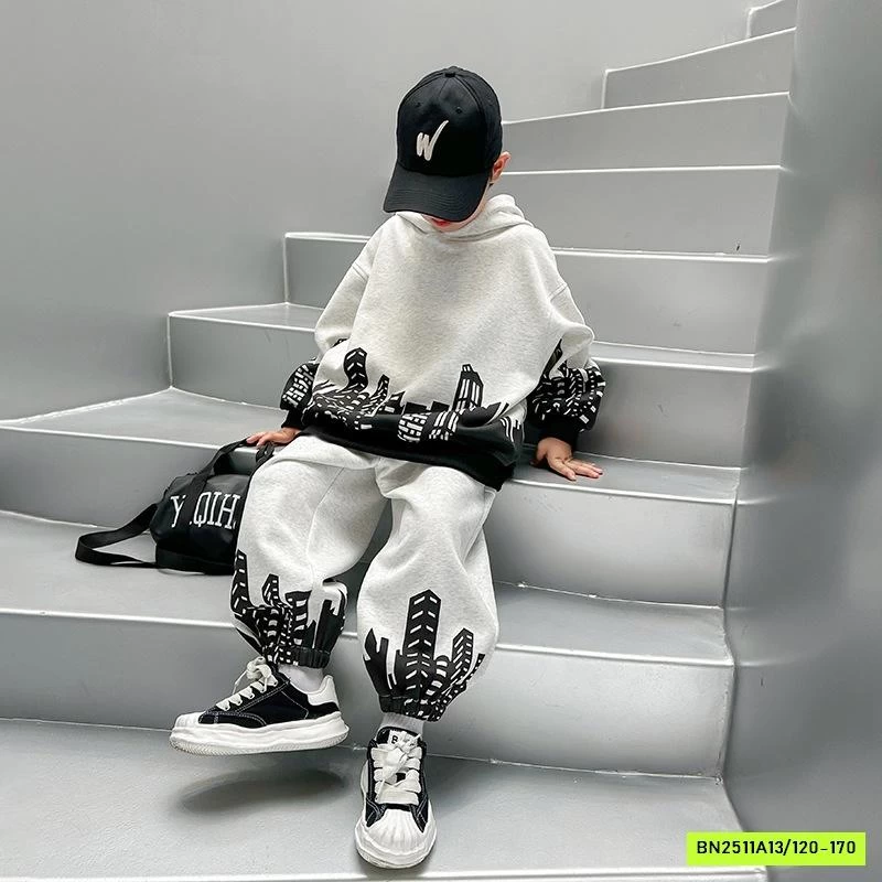 SÉT NỈ LIỀN MŨ IN HÌNH