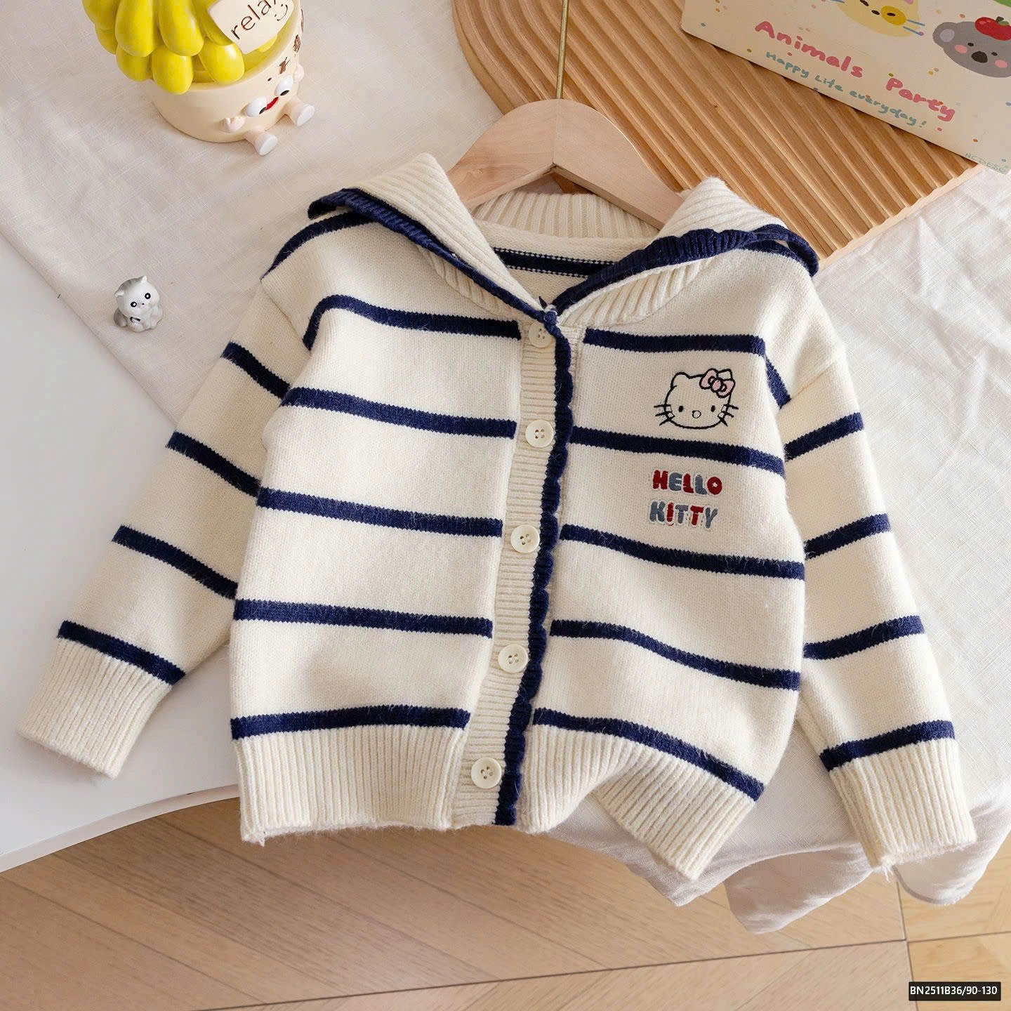 ÁO CARDIGAN KITTY CHO BG