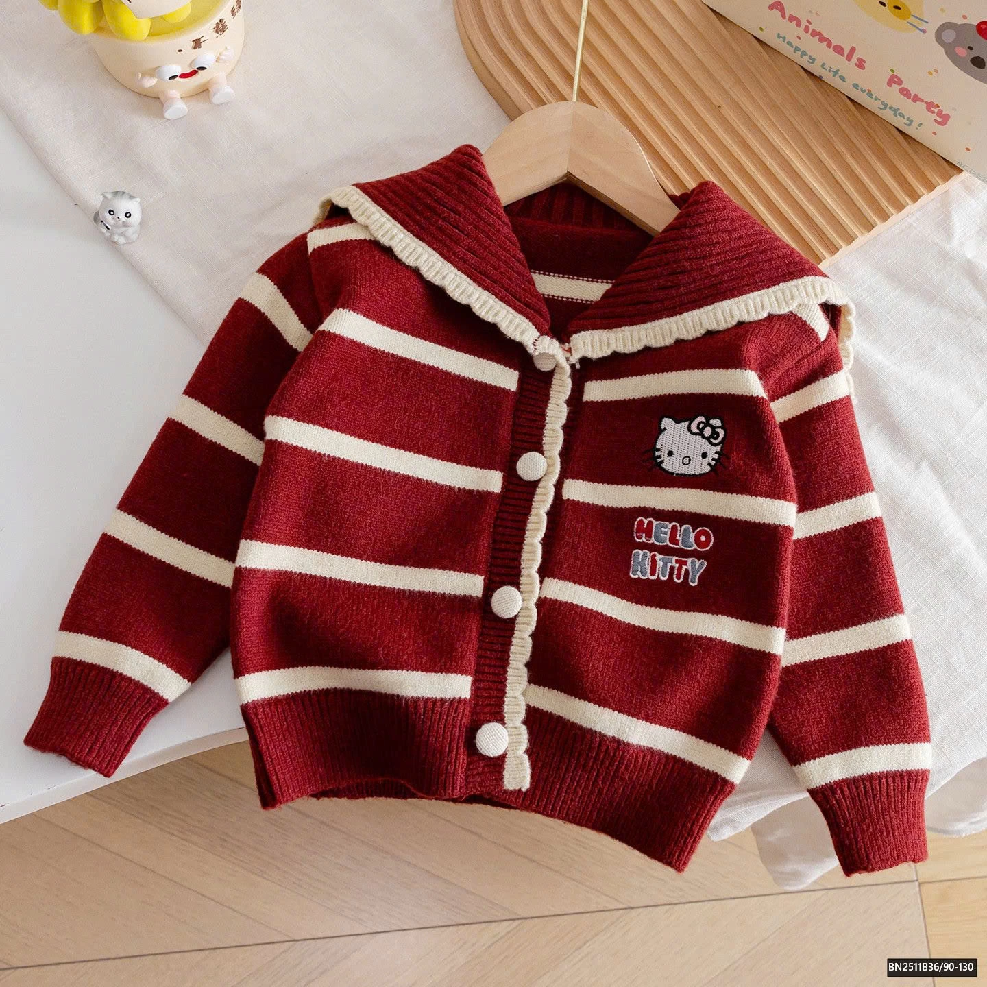 ÁO CARDIGAN KITTY CHO BG