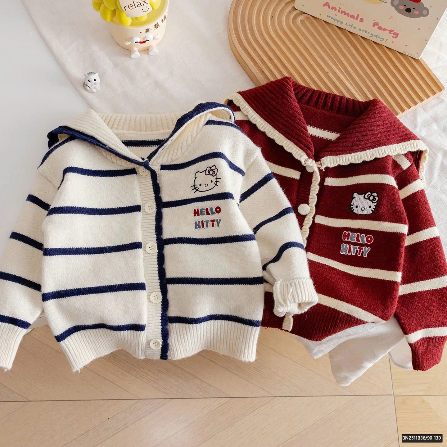 ÁO CARDIGAN KITTY CHO BG