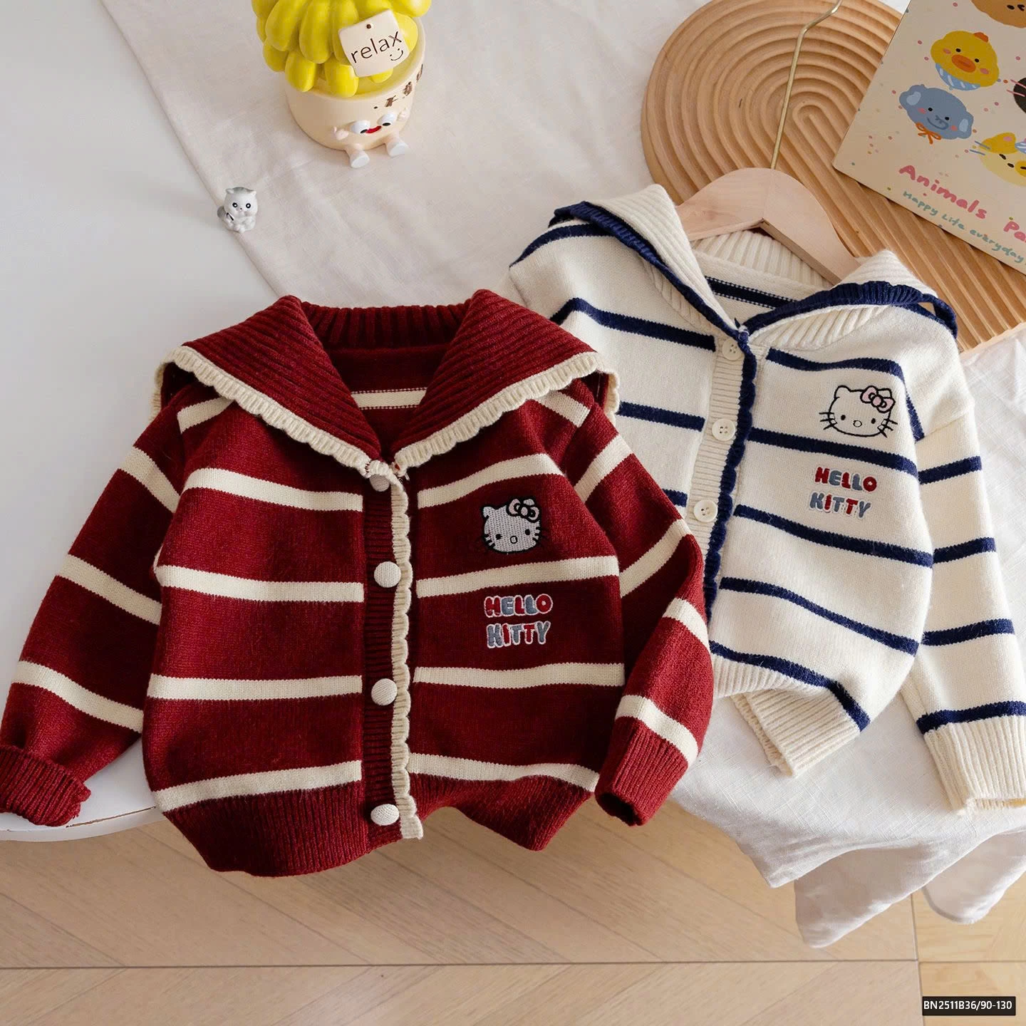 ÁO CARDIGAN KITTY CHO BG