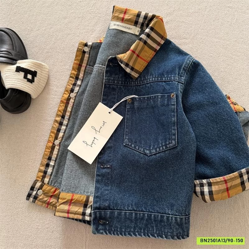 KHOÁC JEANS PHỐI BBR 51670 MMY