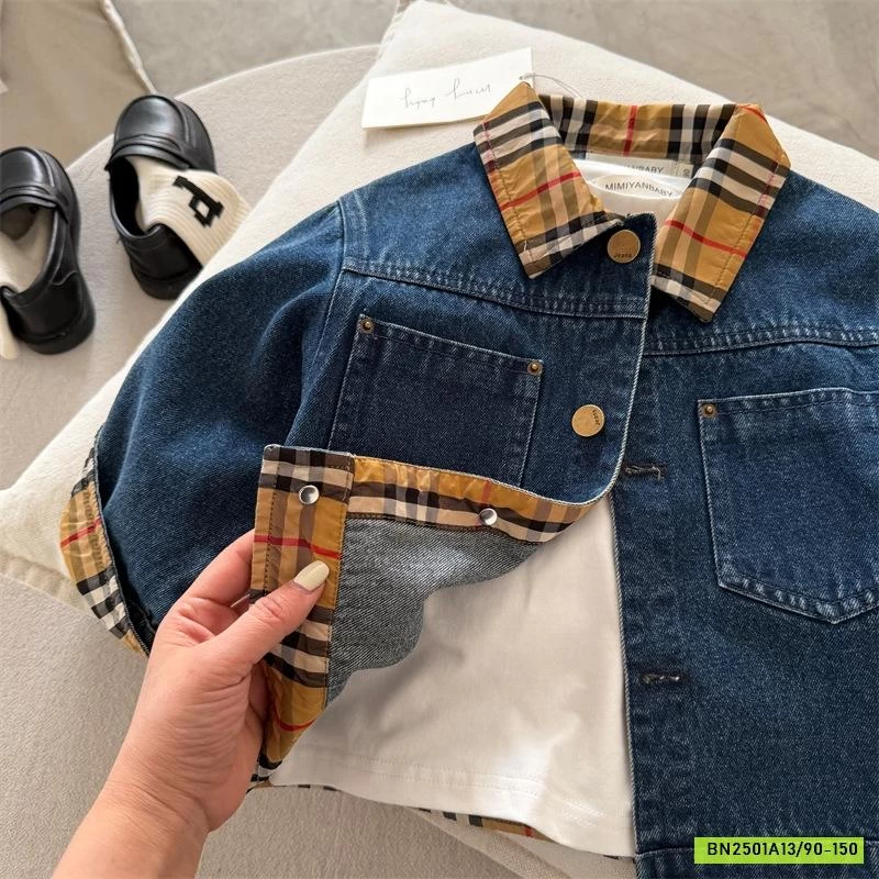 KHOÁC JEANS PHỐI BBR 51670 MMY