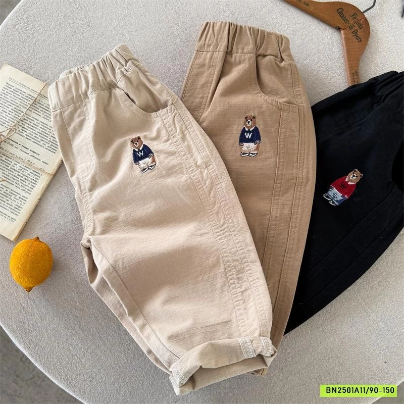 BAGGY THÔ MỀM LOGO GẤU 26126 MMY