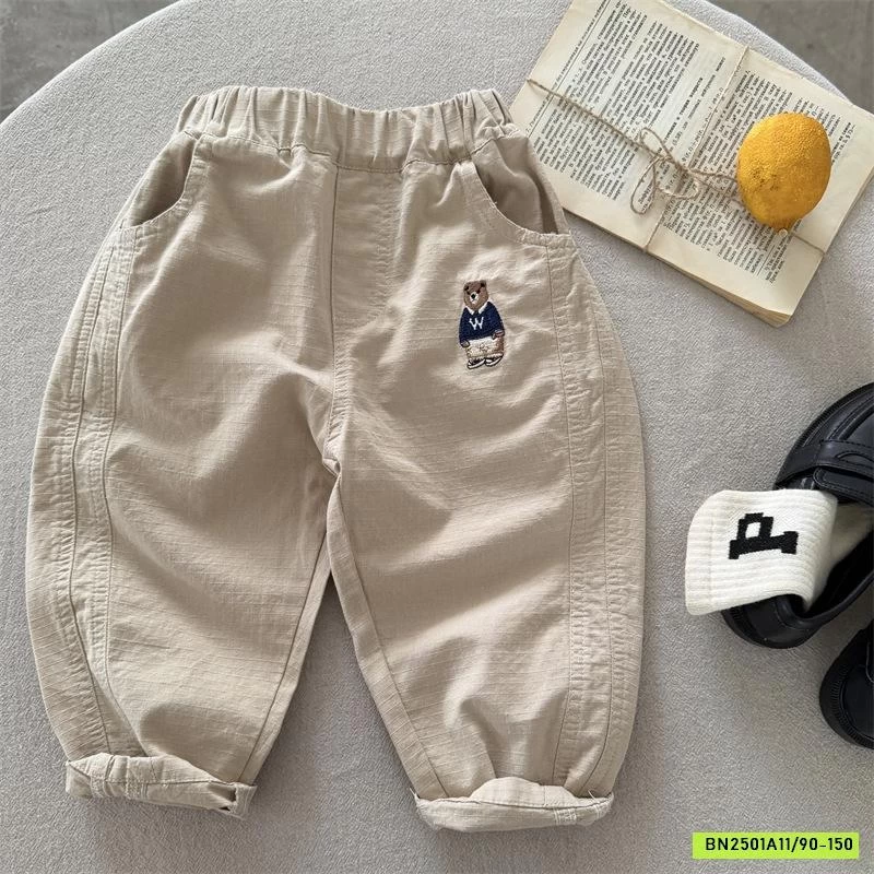 BAGGY THÔ MỀM LOGO GẤU 26126 MMY