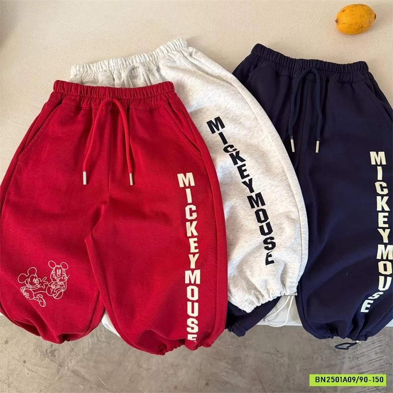 QUẦN COTTON BO GẤU MICKEY 71691 MMY