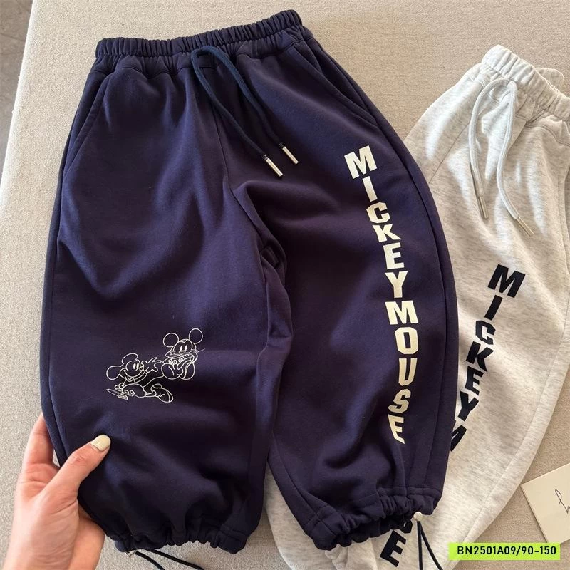 QUẦN COTTON BO GẤU MICKEY 71691 MMY
