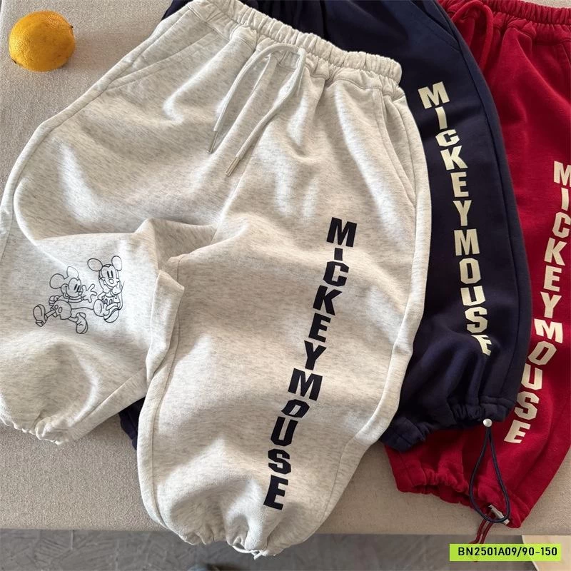 QUẦN COTTON BO GẤU MICKEY 71691 MMY