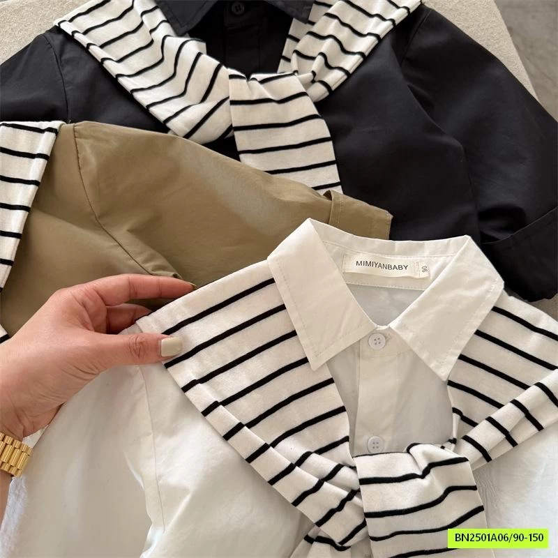 SƠ MI KÈM KHĂN CHOÀNG 71723 MMY